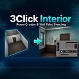 3Click Interior: Fast Room Builder & Layer Painter