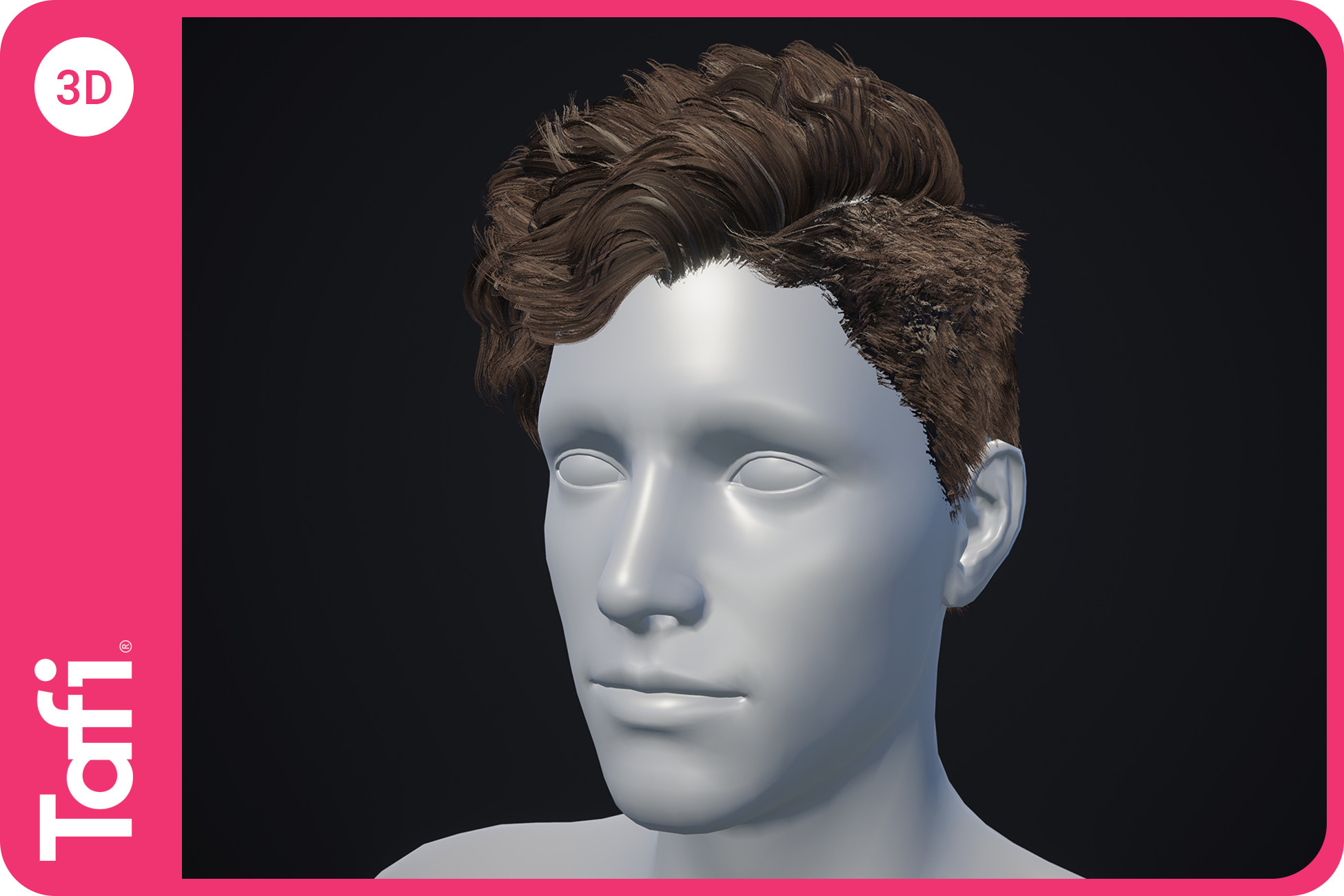 Morley Hair Male from Tafi 3D 服饰 Unity Asset Store