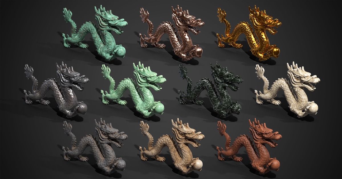Dragon Statue Bundle | 3D Props | Unity Asset Store