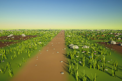 Stylized Evergreen Terrain Tiles