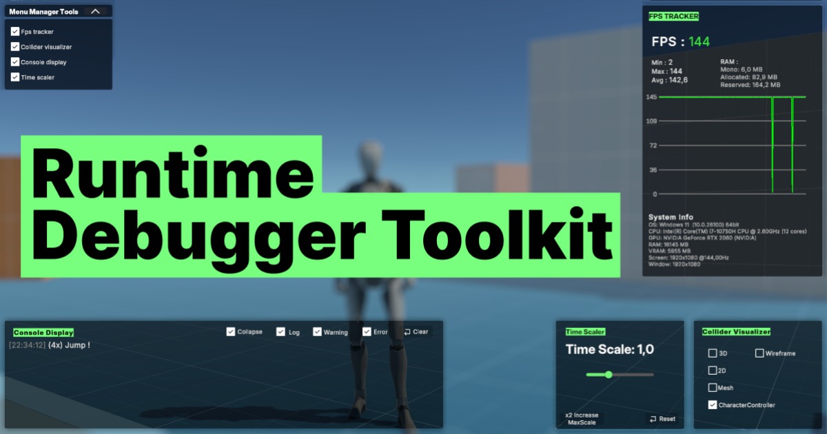 Runtime Debugger Toolkit | Utilities Tools | Unity Asset Store