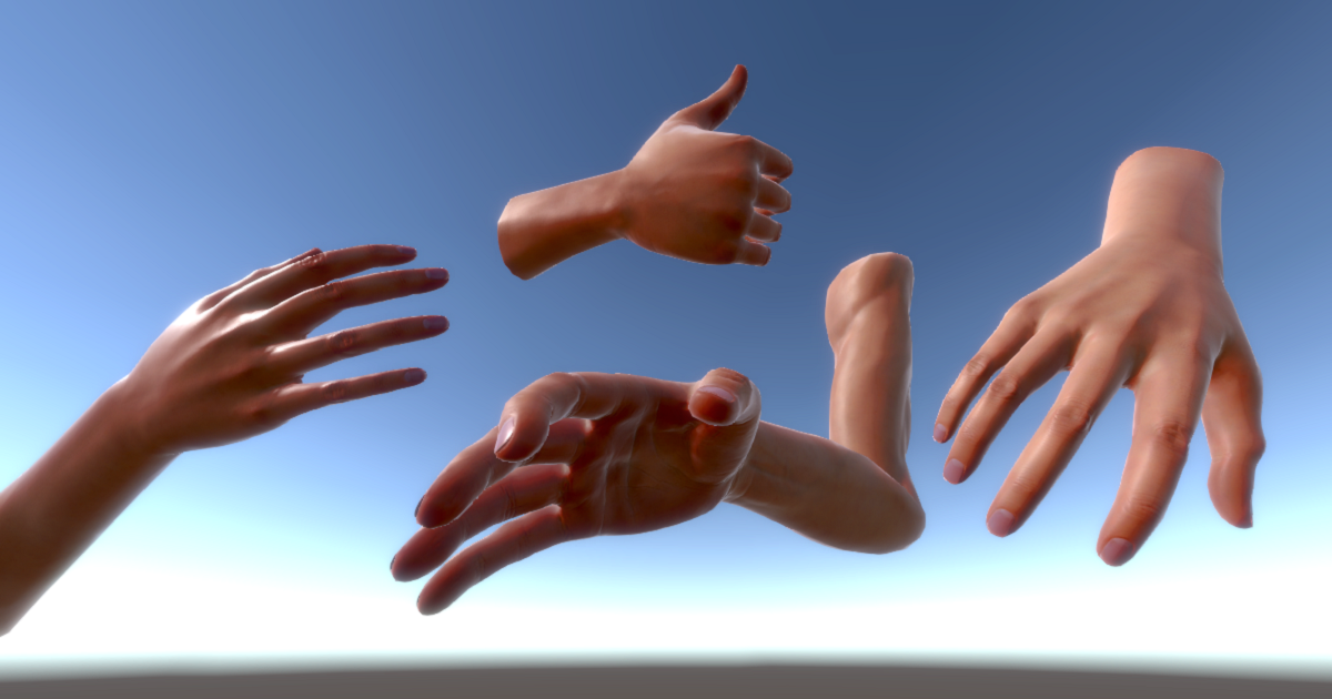 VR Hands and FP Arms Pack | 3D Humanoids | Unity Asset Store