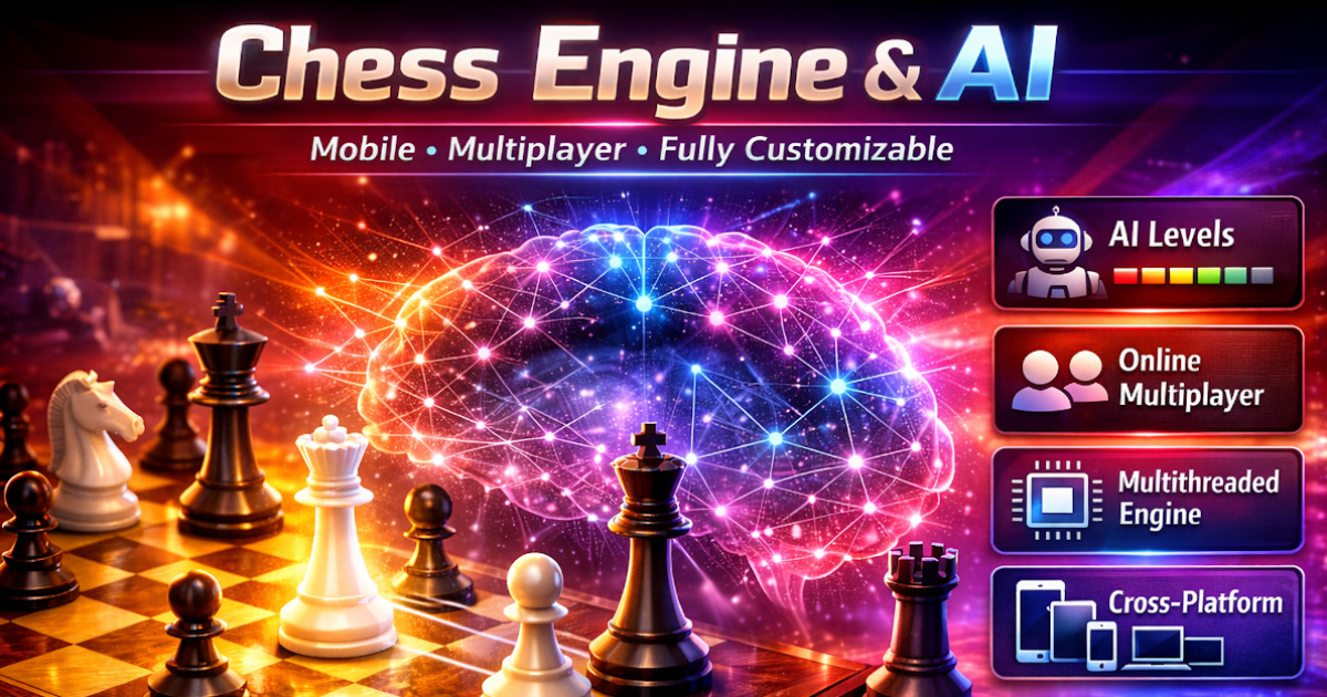 Chess Engine & AI (Mobile & Multiplayer) | Game Toolkits | Unity Asset ...