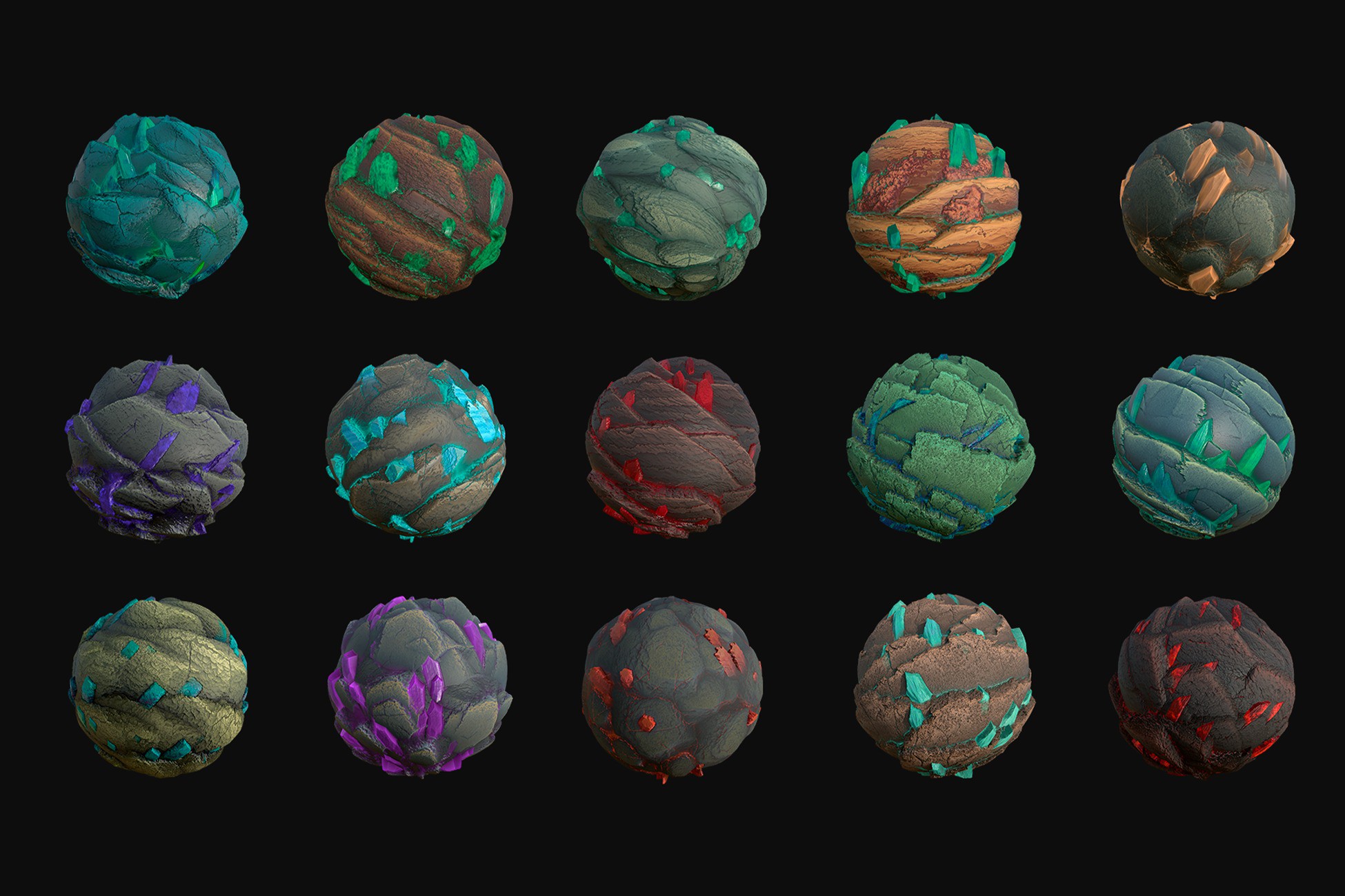 Pack Stylized Texture 8 | 2D Stone | Unity Asset Store