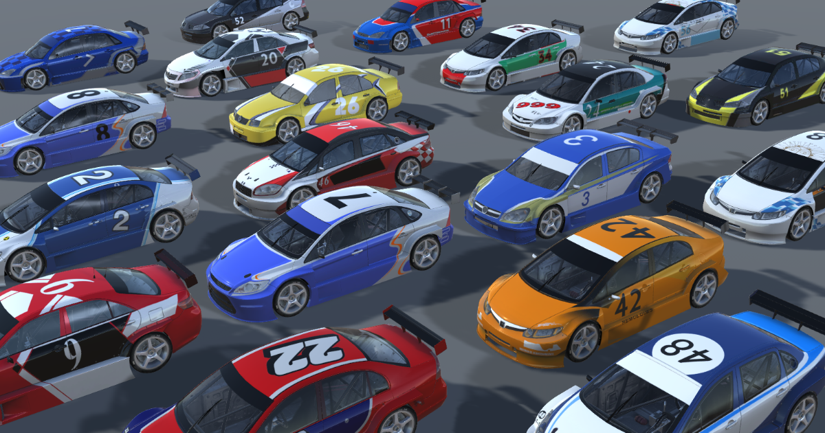 Modern Touring Car Pack | 3D Land | Unity Asset Store