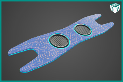 Sci-Fi Hoverboard 1 URP HDRP Textures