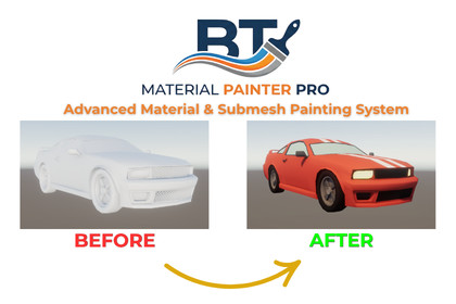 BT-Material/Submesh Painter Pro: Advanced Material & Submesh Painting System