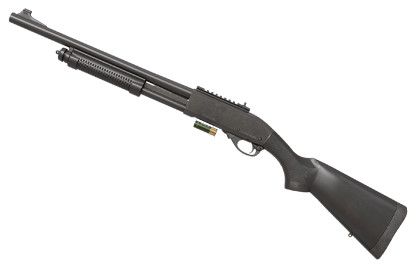 Long Shotgun01 Black All PBR Textures