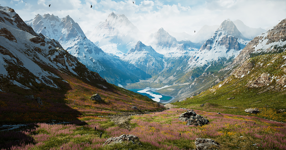 Alpine Lake Environment (BUILT-IN version) | 3D Landscapes | Unity ...