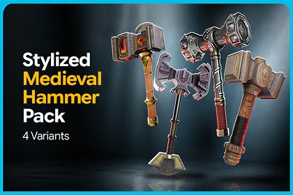 Stylized Medieval Hammer Pack