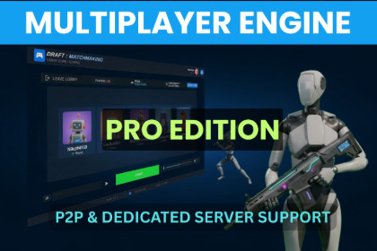 Multiplayer Engine – Pro Edition (P2P & Dedicated Server)