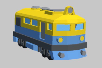 Low Poly Train Pack