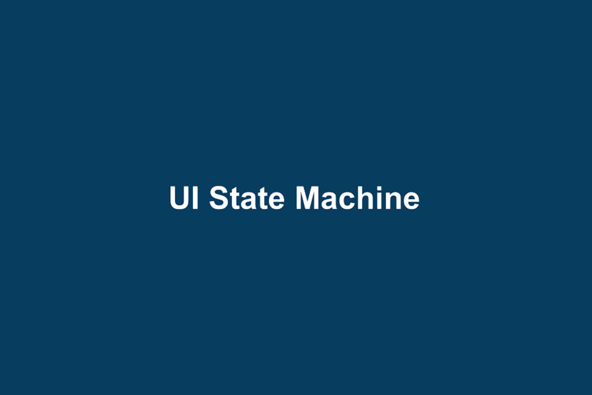 UI State Machine | GUI Tools | Unity Asset Store