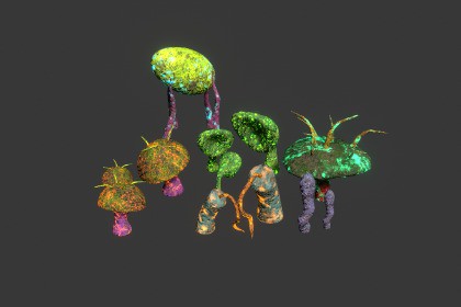 Alien Flora 3D