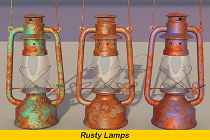 Rusty Lamp