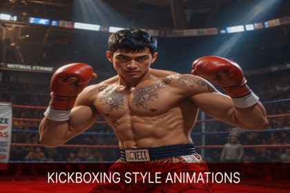 KickBoxing Style Animations