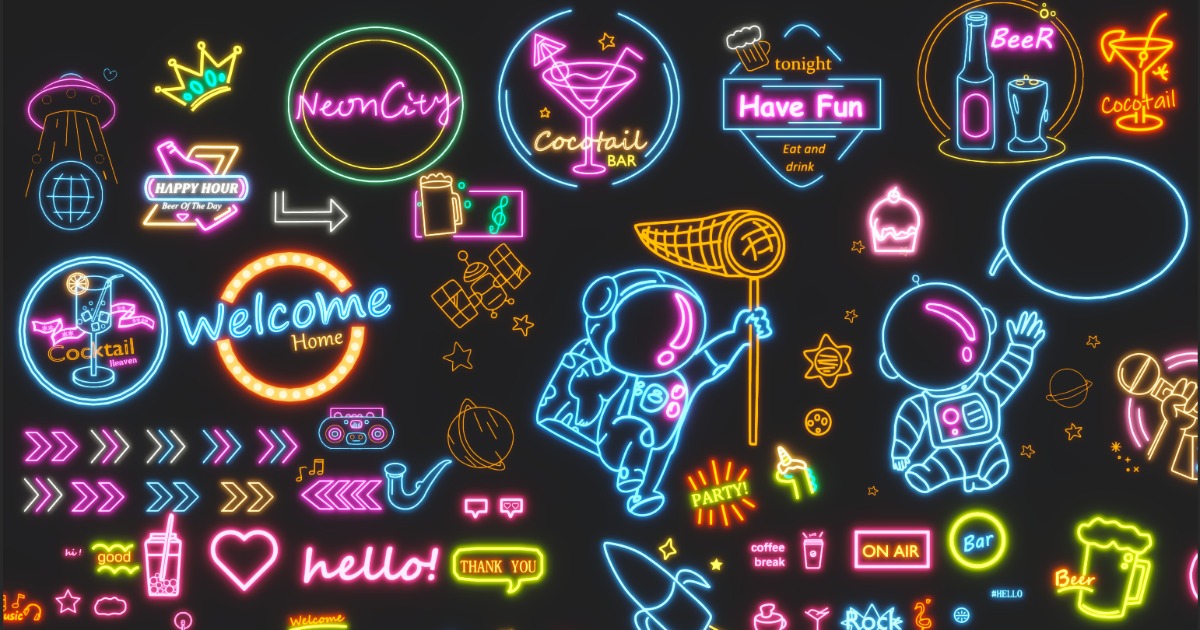NeonSignsPack | 3D Props | Unity Asset Store