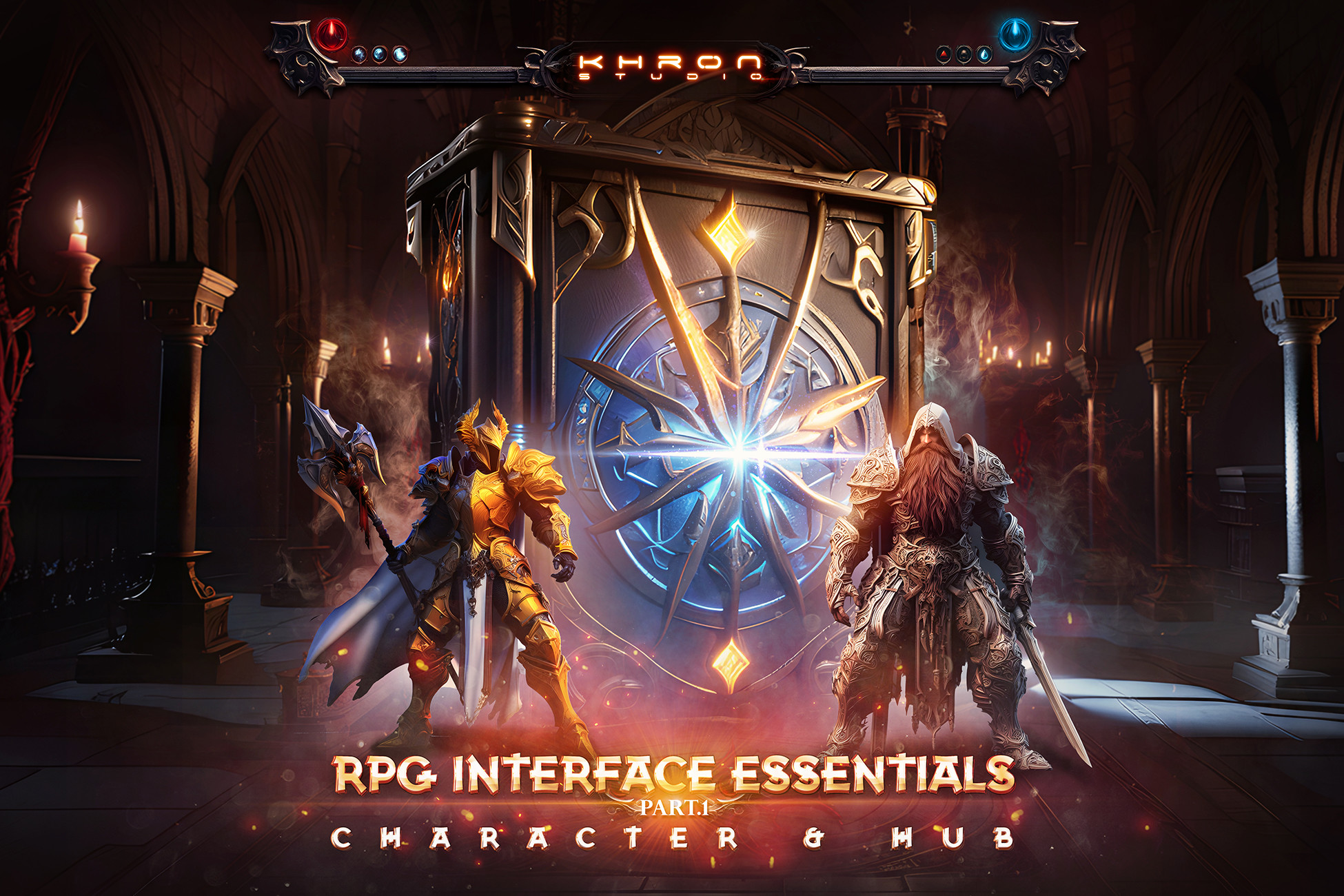 RPG Interface Essentials - Character & HUB | Audio Sound FX | Unity ...