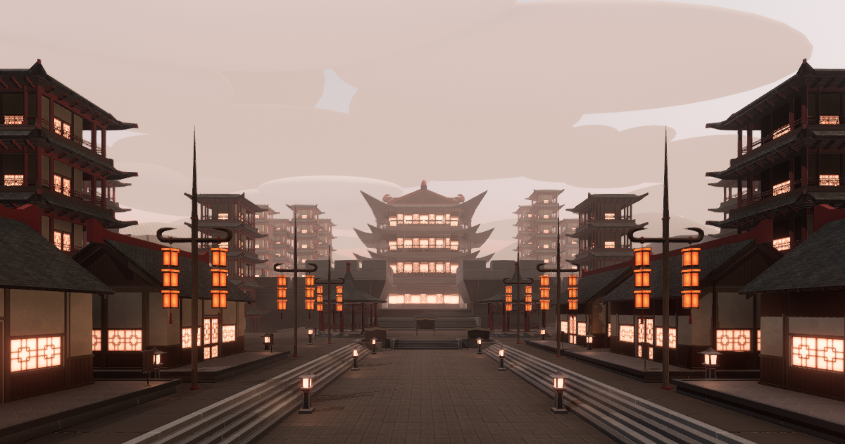 Modular Ancient Chinese City Pack | 3D Environments | Unity Asset Store