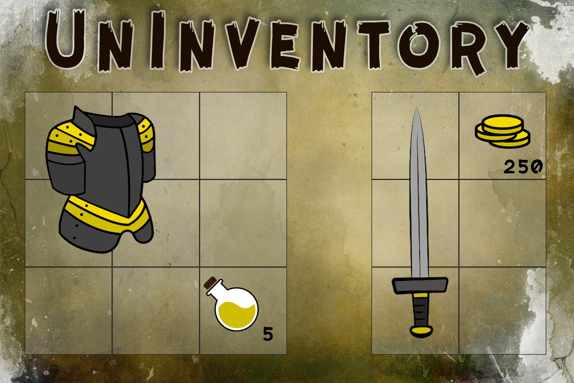 Uni Inventory Map UnInventory | GUI Tools | Unity Asset Store