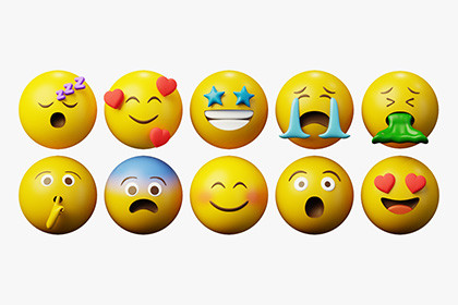 10 Emoticon Yellow Ball Pack Part 2