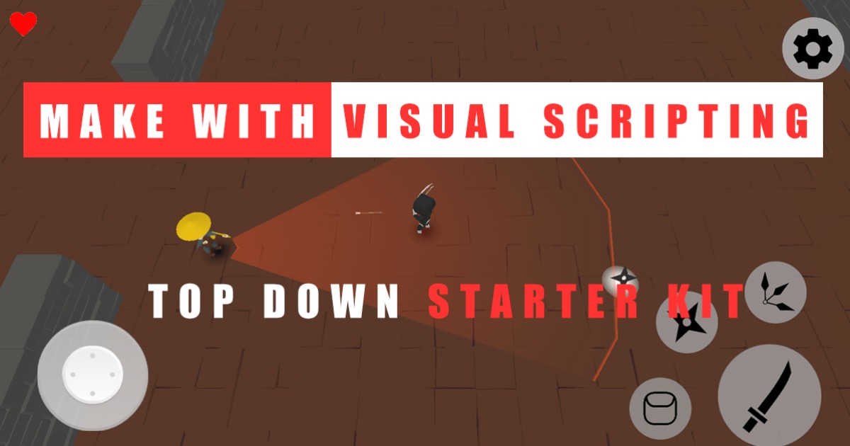 Unity Top Down Box Top Down Starter Kit - 3D - Visual Scripting | Packs | Unity Asset Store