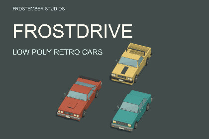 FrostDrive - Low Poly Retro Cars