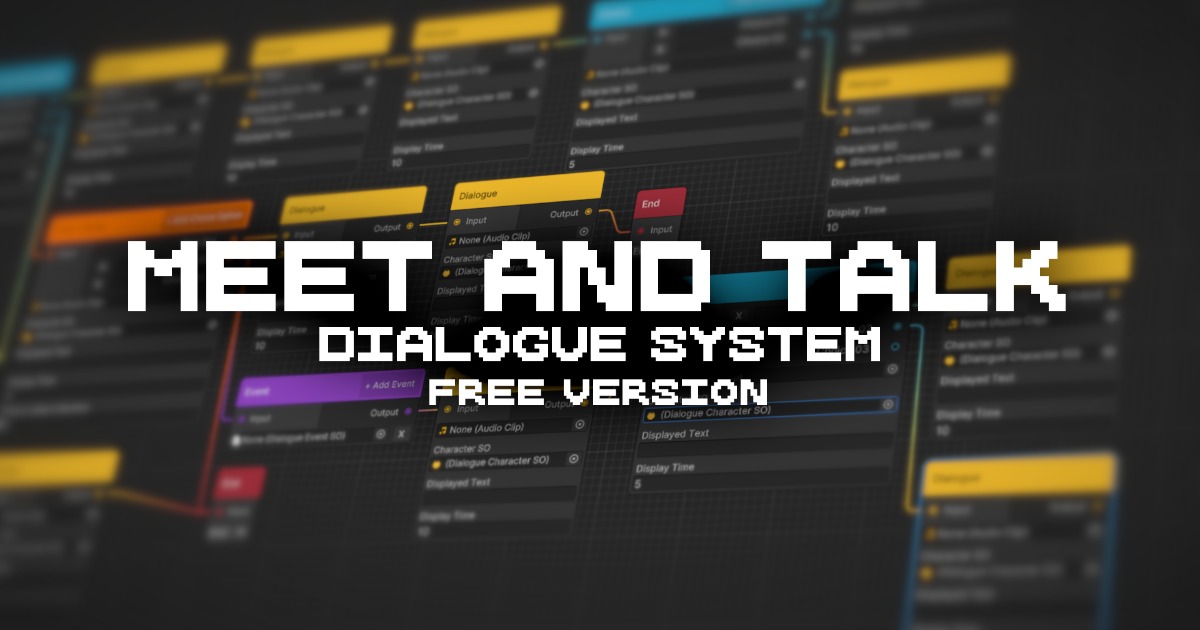 Meet and Talk - Dialogue System - Free Version | Visual Scripting ...