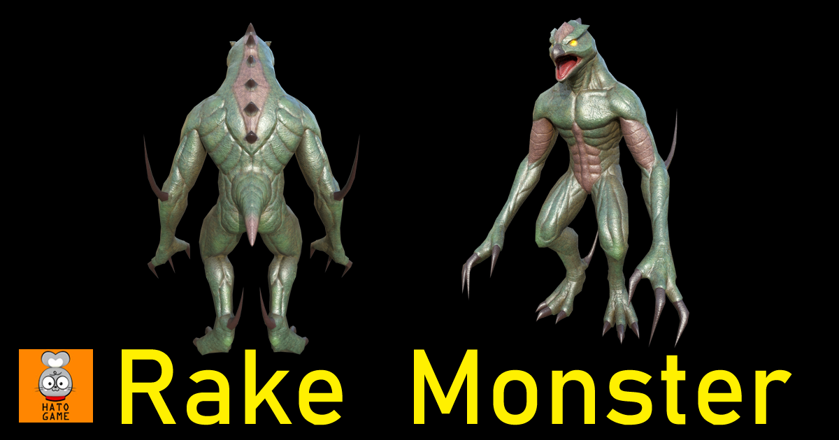 01_Monster: Rake | 3D Creatures | Unity Asset Store