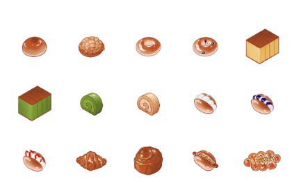 Stylized Bakery Ingredients & Bread Pack