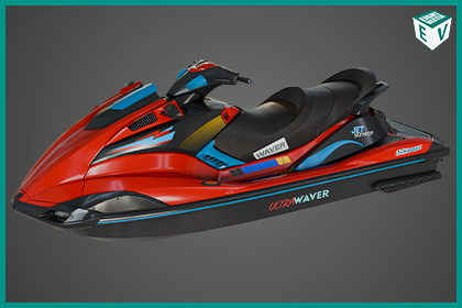 Jet Ski 01 Red Generic HDRP URP Textures