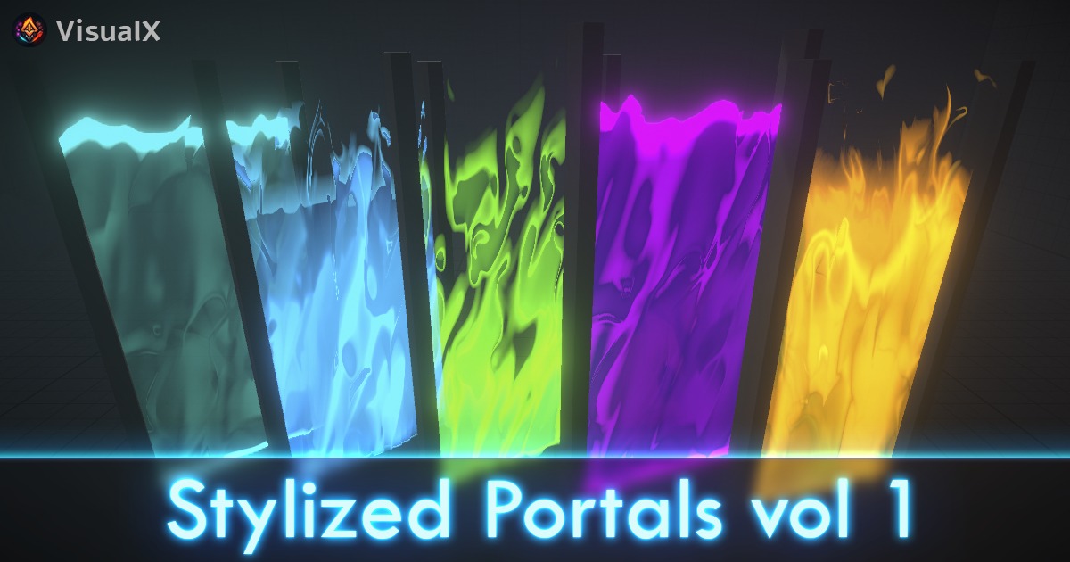 Stylized teleport portals: vol.1 | VFX Particles | Unity Asset Store