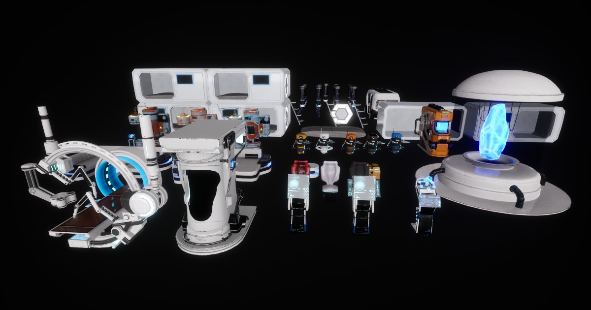 Ultimate Futuristic Props Bundle – Sci-Fi Pack Vol. 2 | 3D Props ...