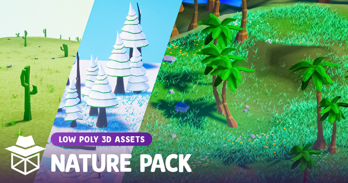Low Poly Nature Biomes Pack | 3D Vegetation | Unity Asset Store