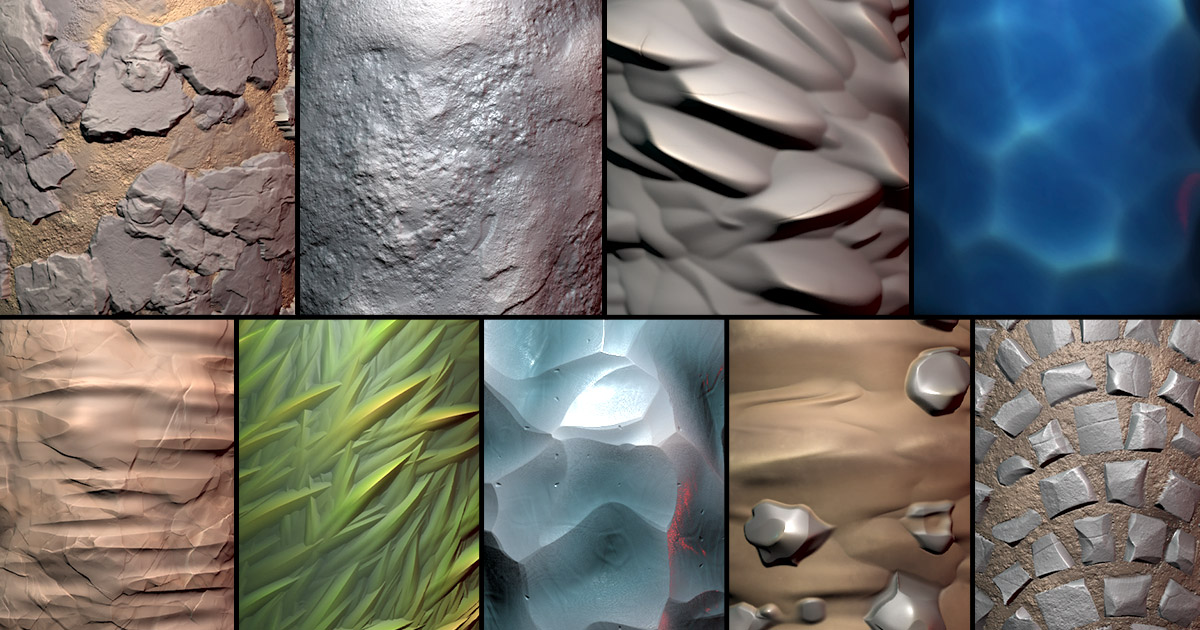 Another Stylized Material Collection 2 | 2D Textures & Materials ...