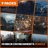 Horror Environments Bundle (9 Packs)