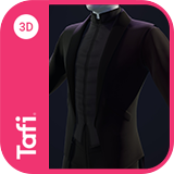 Jasper Black Outfit Male from Tafi