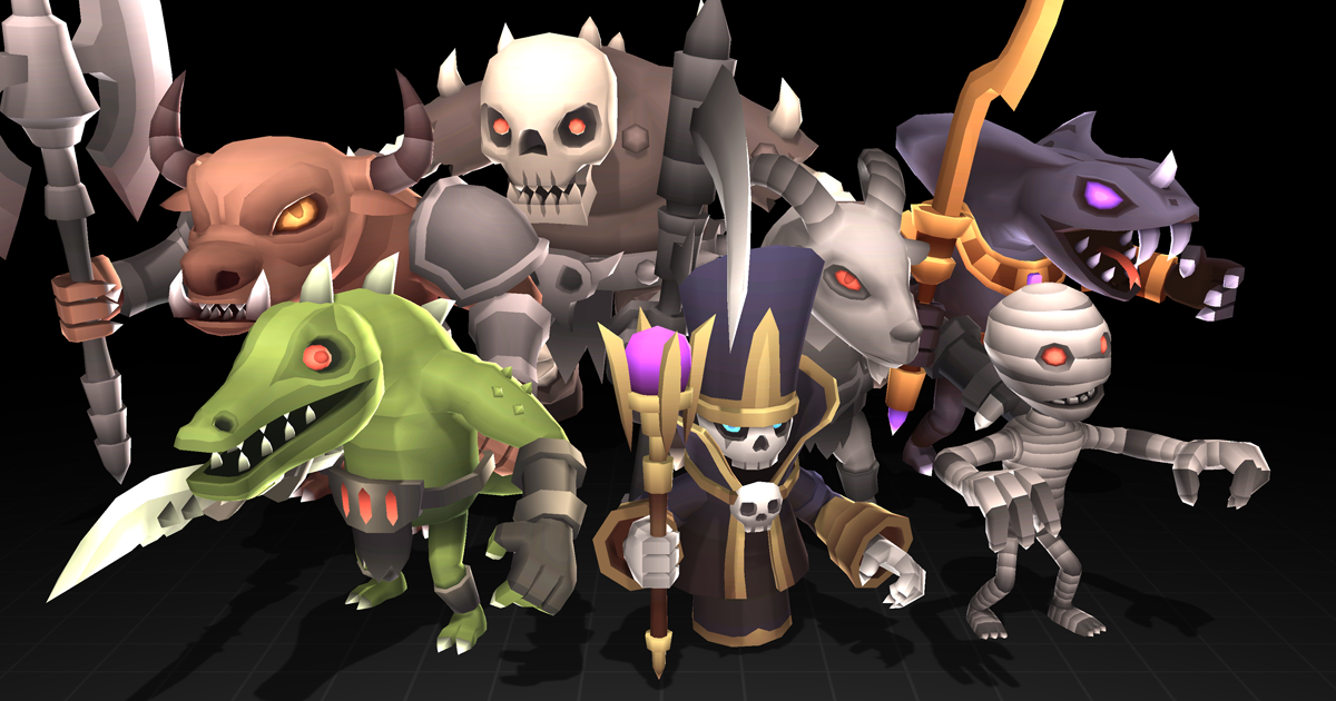 Minions Series - Monsterset 13 | 3D 生物 | Unity Asset Store