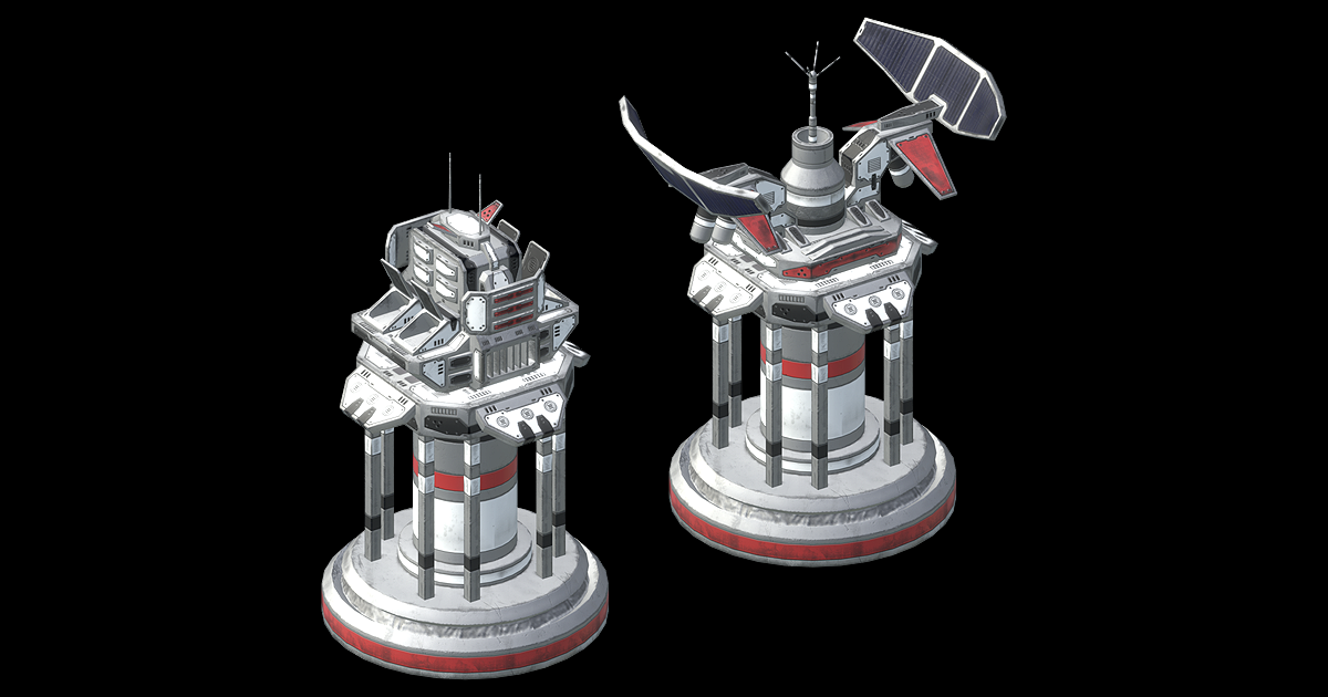 Shield + Concussion Turret | 3D Weapons | Unity Asset Store