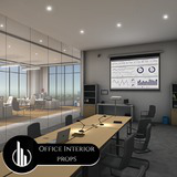 Office Interior Props Low Poly Asset Pack
