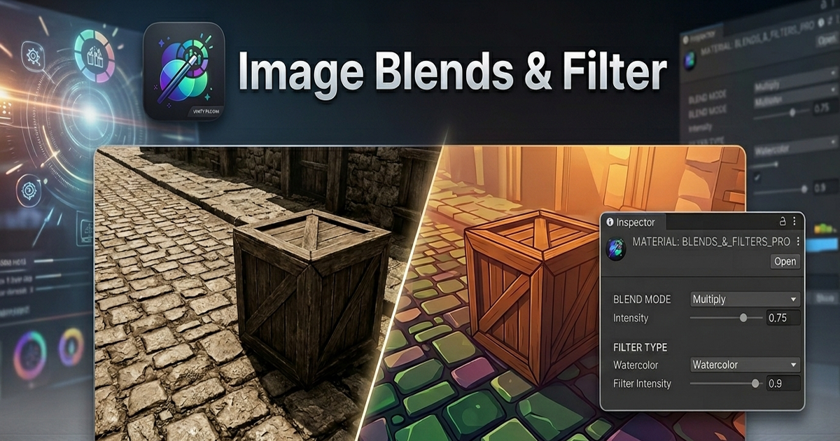 Unity Pixelation Filter Image Blends&Filter | VFX Shaders | Unity Asset Store