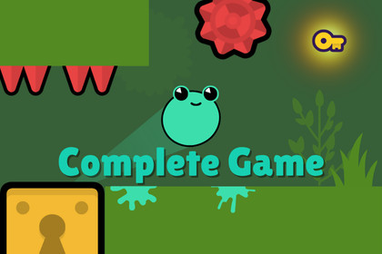 Sticky Frog Game Template - Swipe to Jump