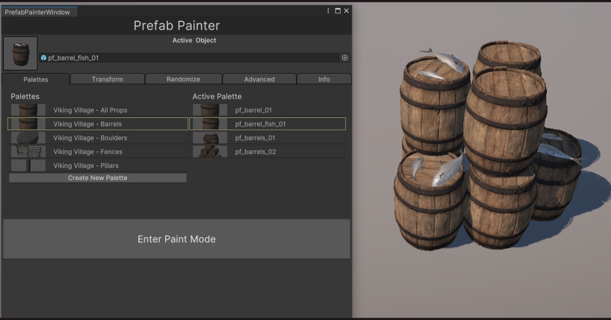 Prefab Painter | Level Design | Unity Asset Store