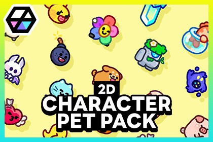 2D Characters - Pet Pack