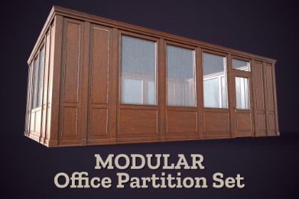 Vintage Office Partition Set