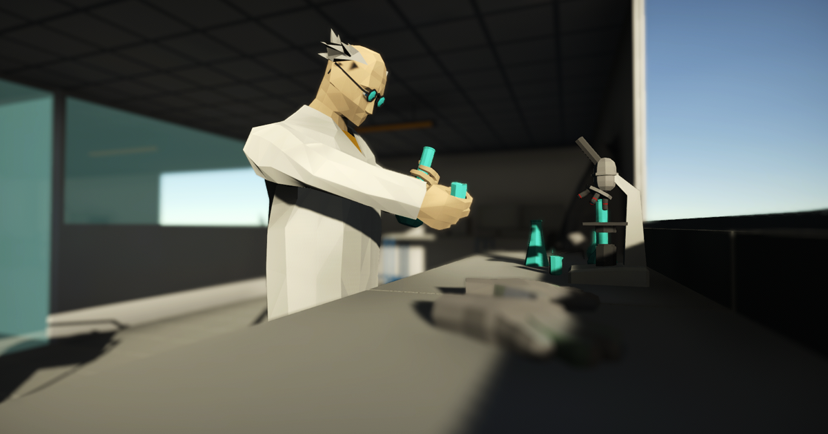Low Poly Laboratory 3D 环境 Unity Asset Store