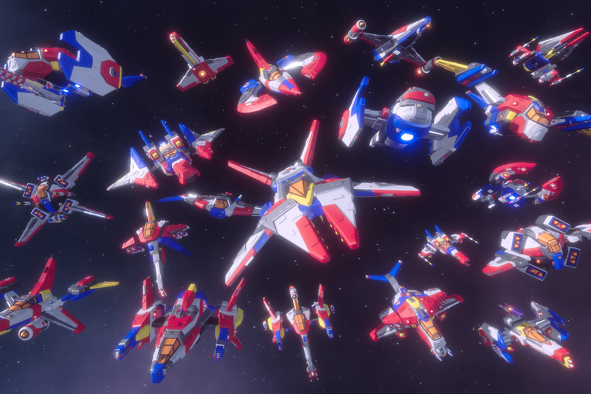 Modular Space Fighter PBR