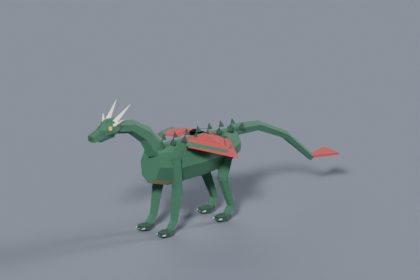 3D Dragon - Low Poly Rigged & Animated Fantasy Creature