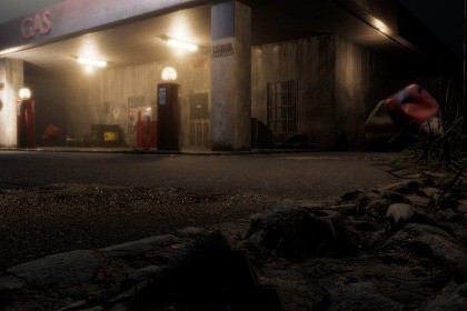 Old Fuel Gas Station