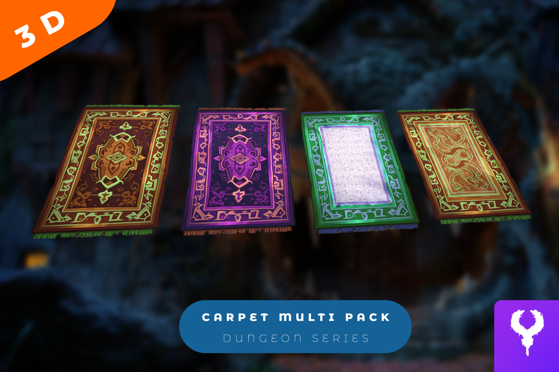 Cartoon Carpet Multi Pack | 3D Interior | Unity Asset Store